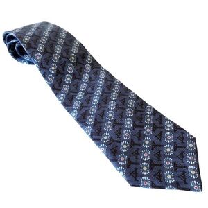 S T DuPont Paris Blue Mens Tie